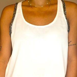 White tank top in Medium